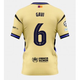 Barcelona Paez Gavi #6 Uit tenue 2025-26 Korte Mouw